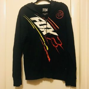 BadAss 90s VTG Distressed Fox Hoodie
